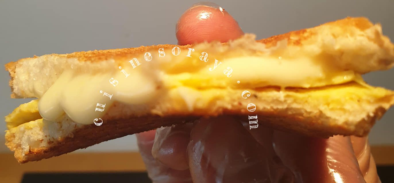 Croque omelette à la poêle express
