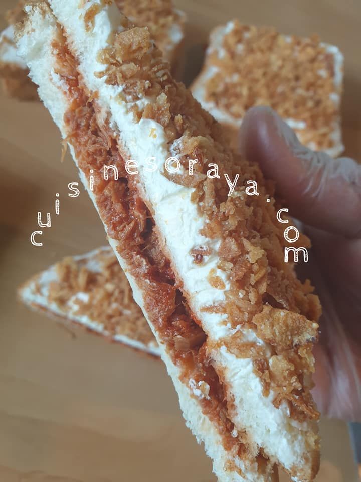 Club sandwich thon oignon crispy / Club sandwich saumon et concombre