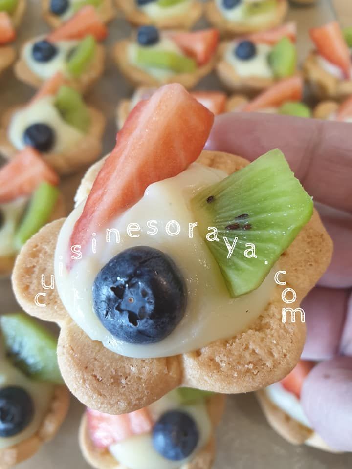 Mini tartelettes aux fruits sans beurre