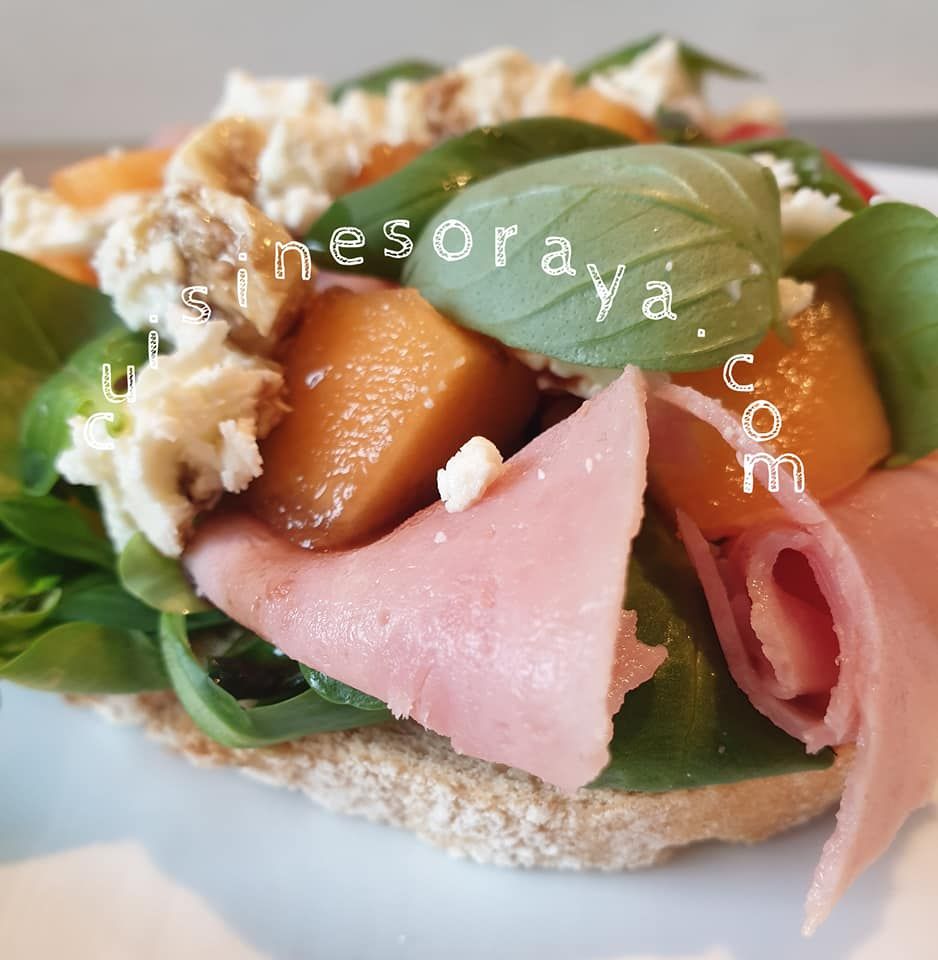 Tartine Healthy dinde, feta et basilic