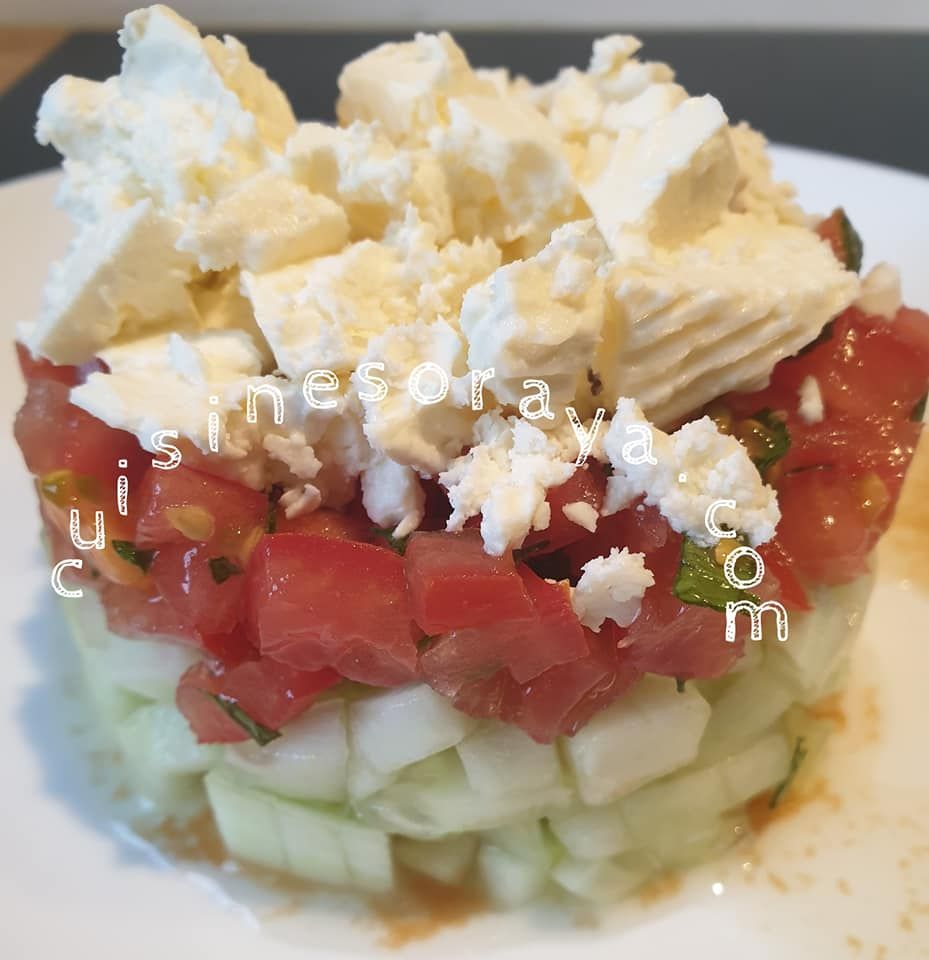 Tartare végétarien à la feta