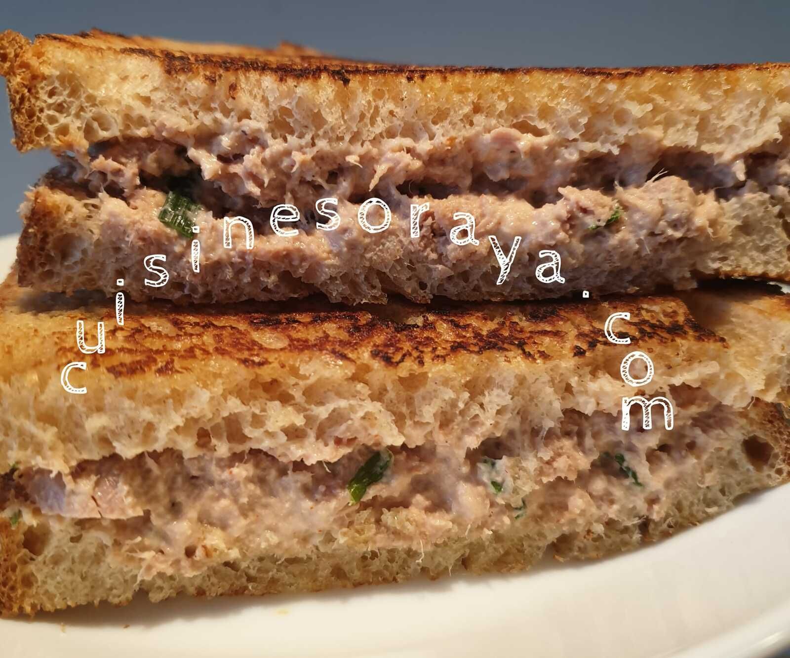 Croque crème de thon