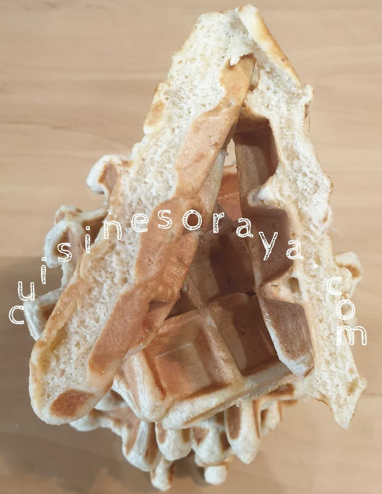 Gaufre à la compote
