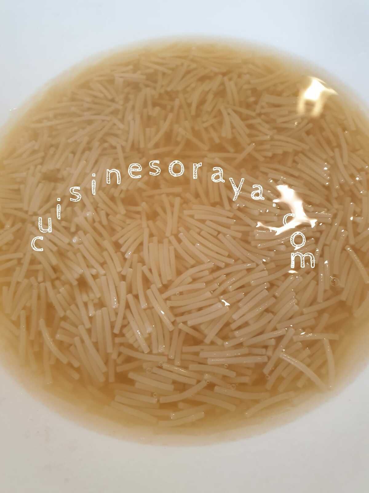 Bouillon de légumes aux vermicelles – Sans résidu