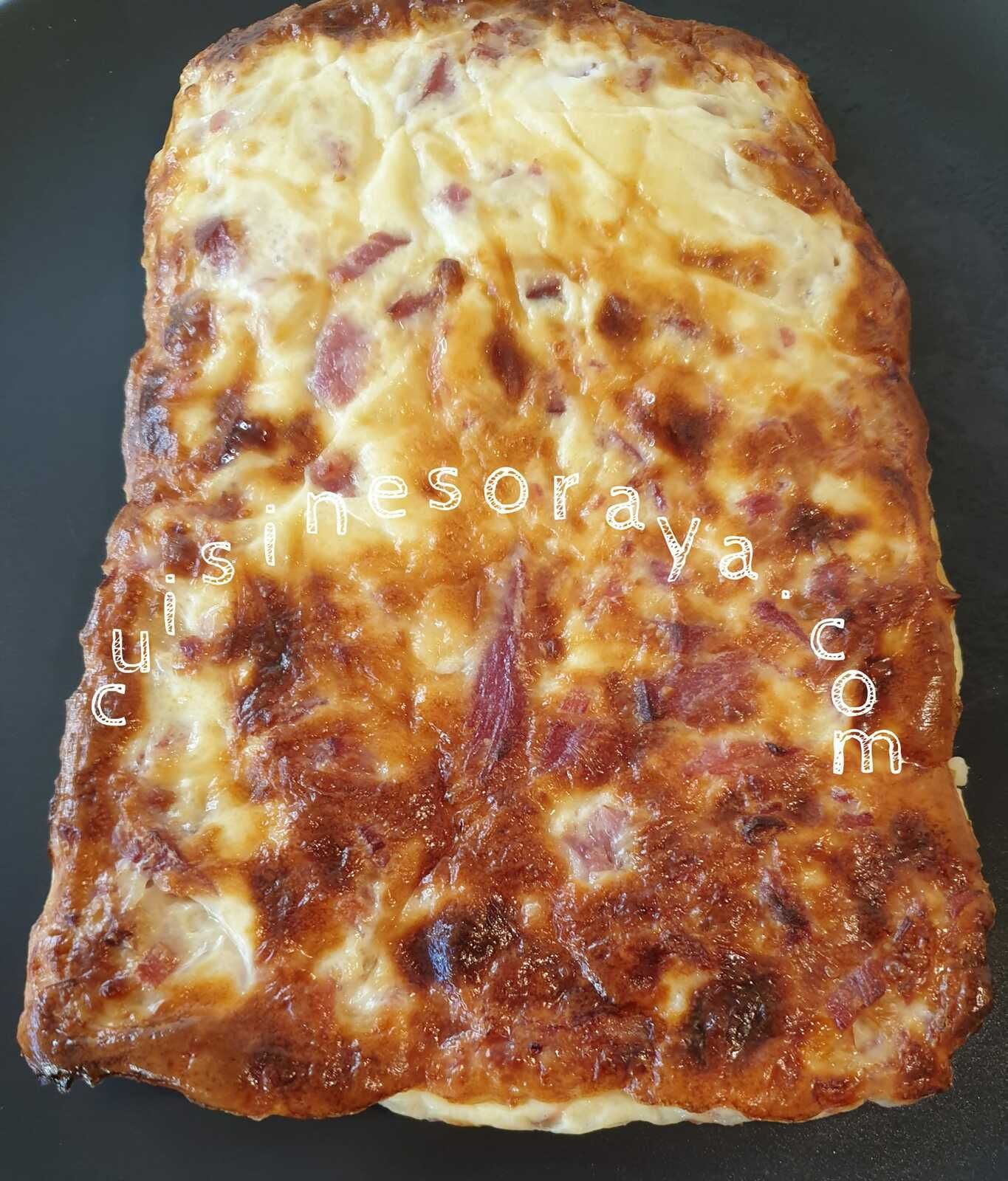 Quiche lorraine sans pâte diététique – Sans résidu