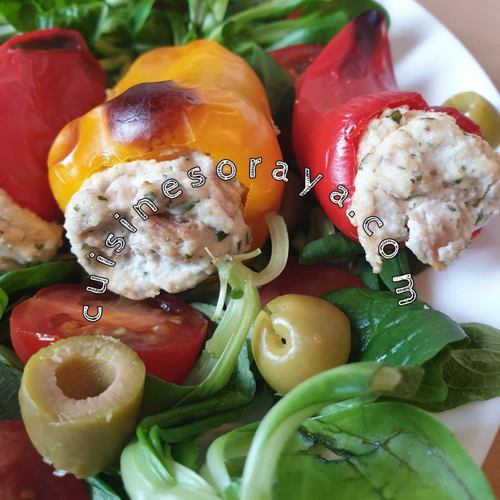 Mini poivrons farcis à la crème de thon