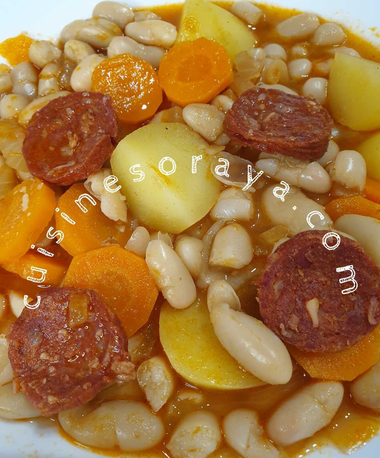 Haricots blancs au chorizo
