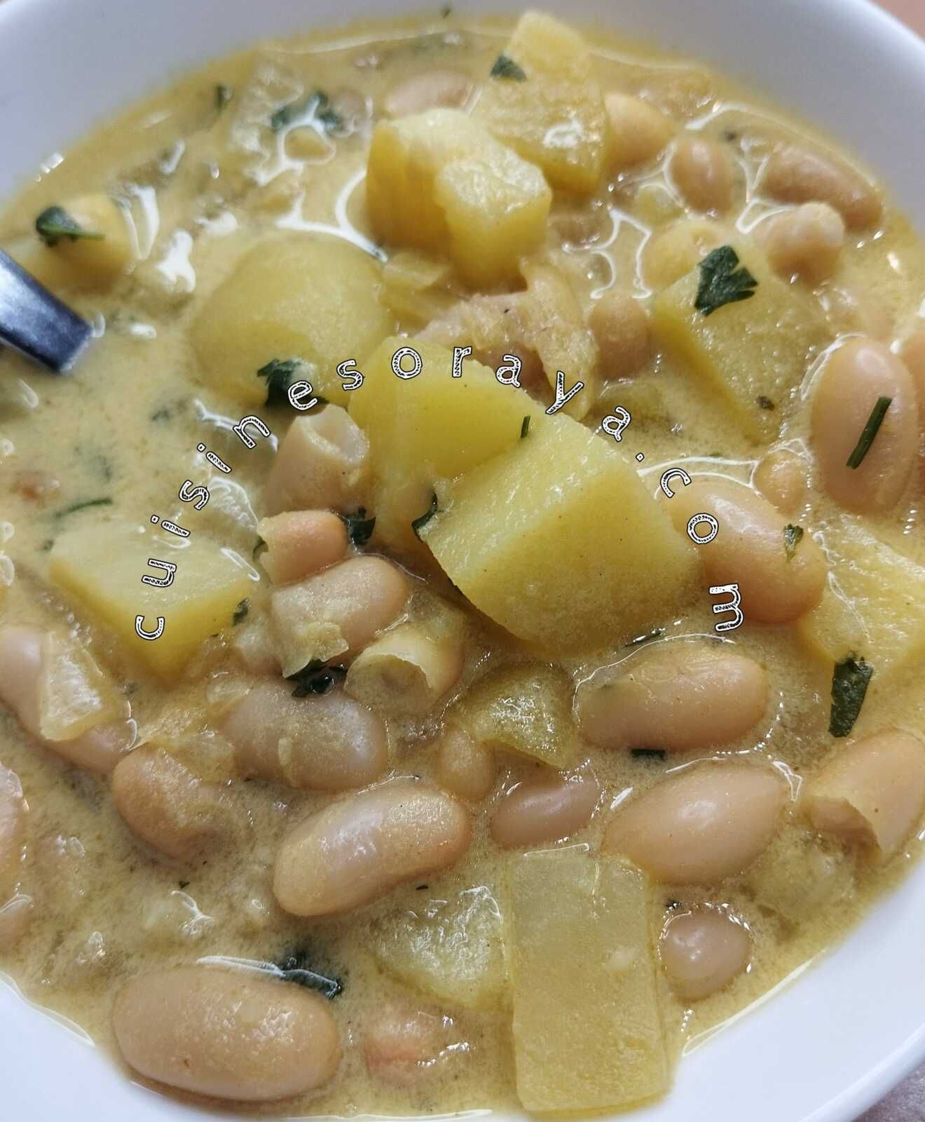 Korma d&rsquo;haricots blanc