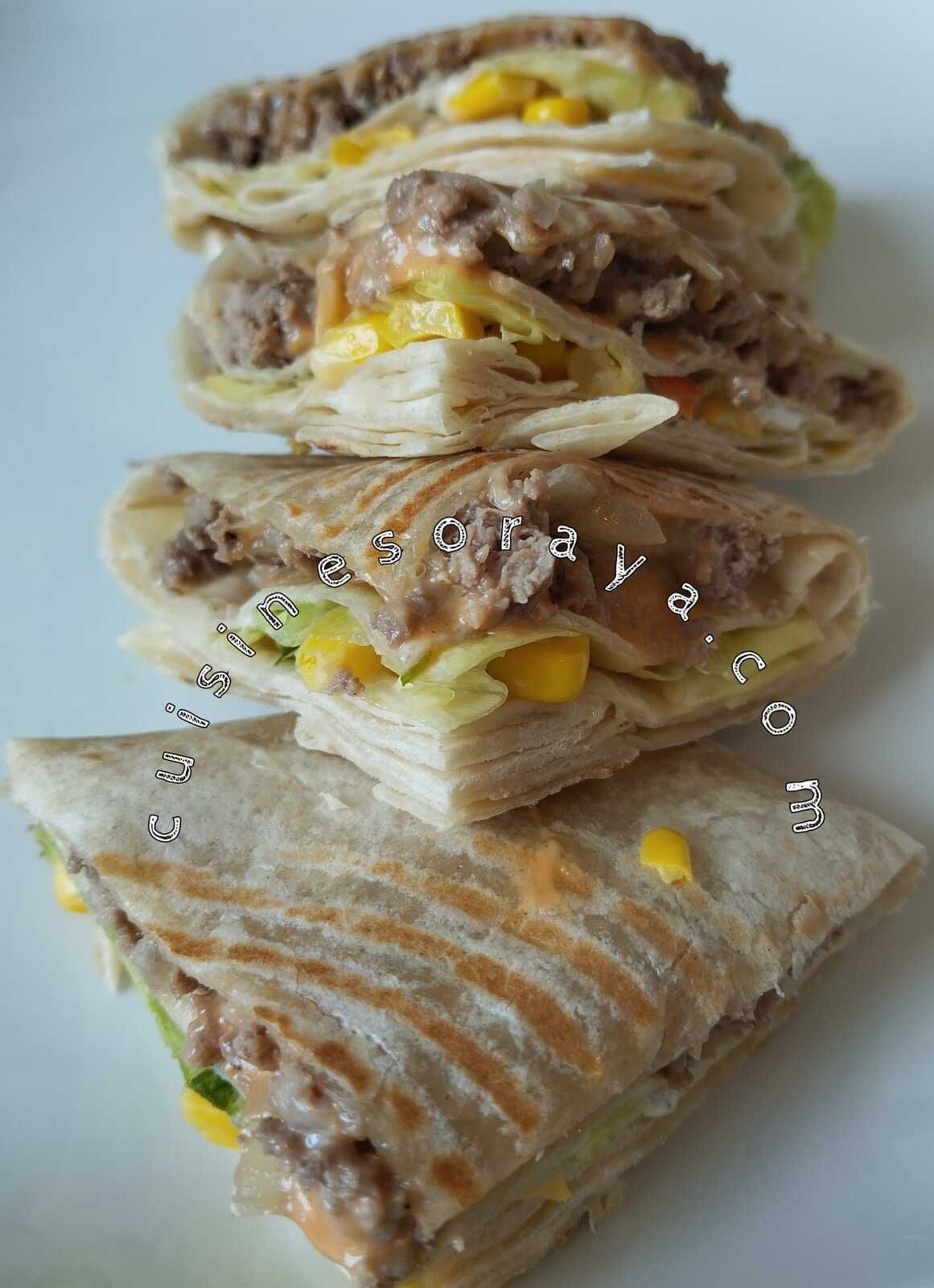 Galettes farcies façon burger