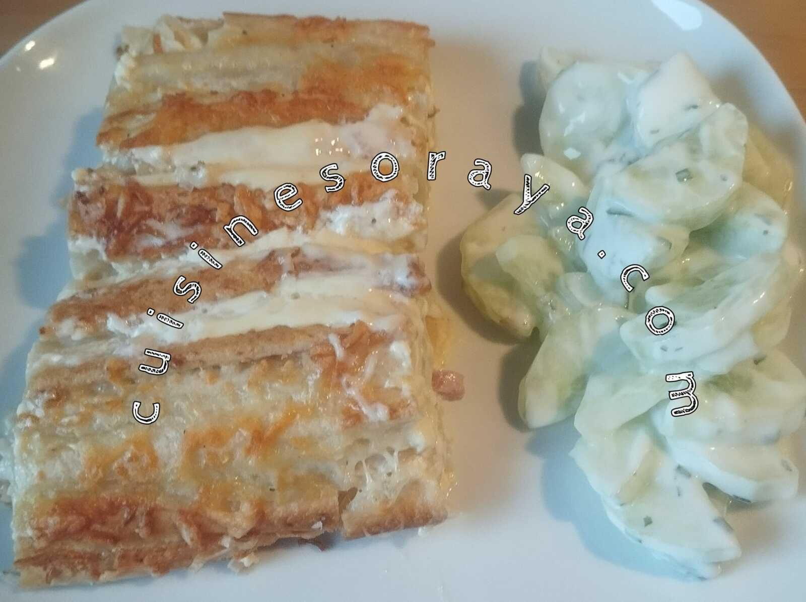 Gratin accordéon façon quiche lorraine