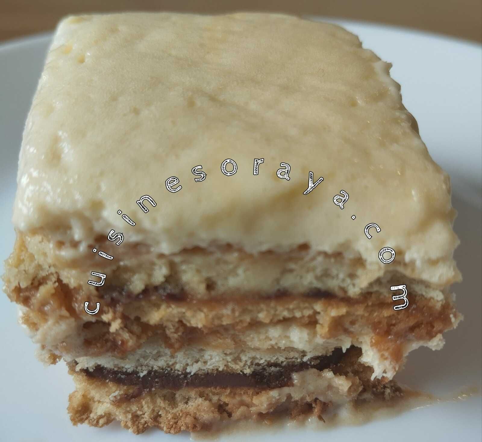 Tiramisu aux petits beurres et au chocolat