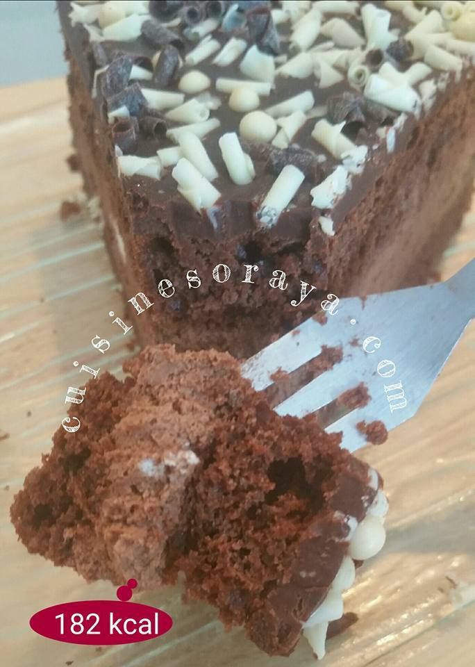 Moelleux à la mousse chocolat.