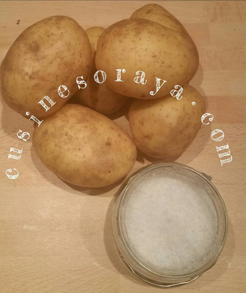 Pommes de terre au four et crème ciboulette