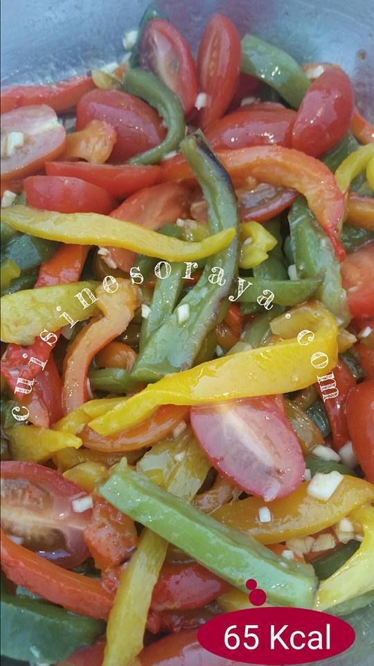 Salade de poivrons grillés