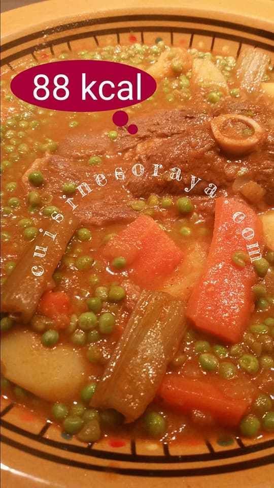 Ragoût d&rsquo;agneau et aux légumes.