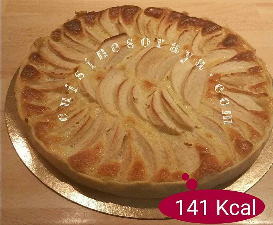 Tarte pommes mascarpone et amande