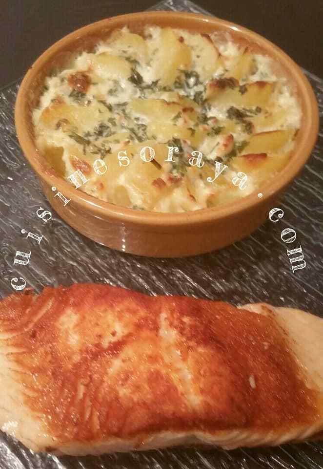 Gratin de pommes de terre au boursin