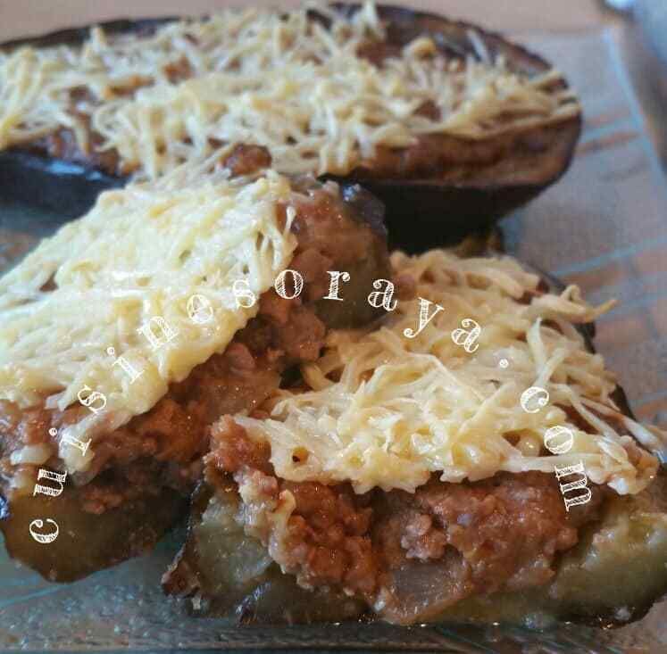 Aubergine à la sauce bolognaise