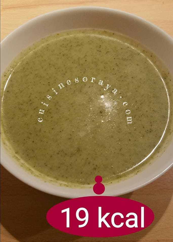 Soupe de brocolis.