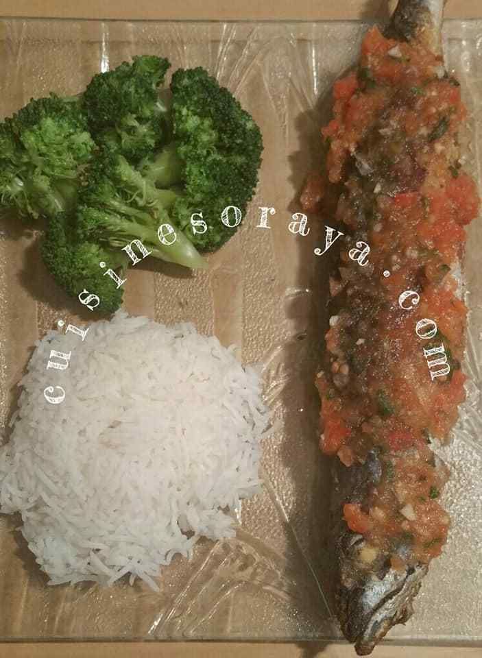 Maquereaux grillés et sa sauce Laotienne